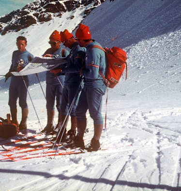Team der Alpenüberschreitung 1971