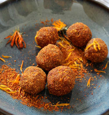 Energyballs mit Hagebuttenpulver