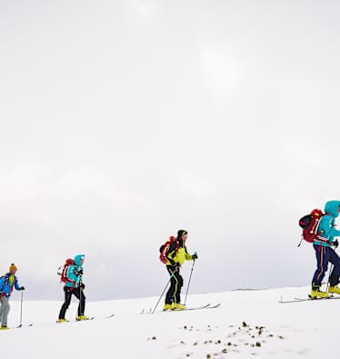 Schwierige Bedingungen bei der Fischer Transalp