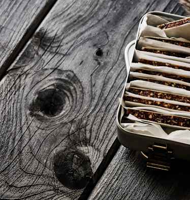 Idealer Ski-Snack: Fruchtschnitten