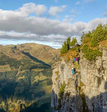Am Klettersteig Gerlossteinwand