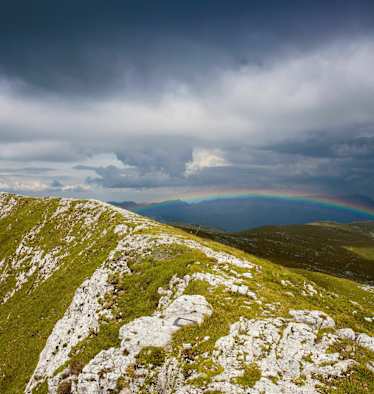 Wetterregel Gewitter beim Wandern