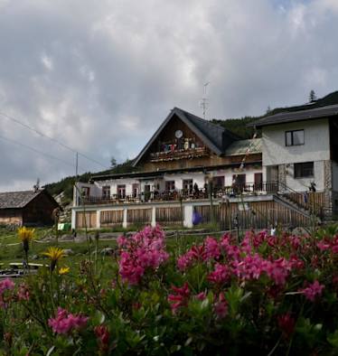 Die auf 1.738 m Höhe gelegene Gjaid-Alm am Krippenstein in Oberösterreich sucht neue Pächter 