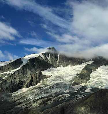 Der Großglockner von der Kärntner Seite aus gesehen