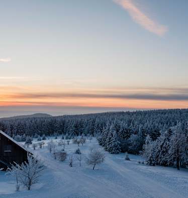 Entspannte Ruhe liegt über dem Thüringer Wald