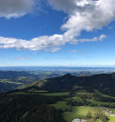 Ausblick vom Gipfel der Reisalpe auf die Gutensteiner Alpen, Niederösterreich