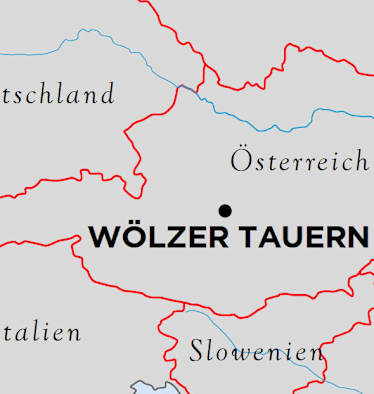 Karte Wölzer Tauern