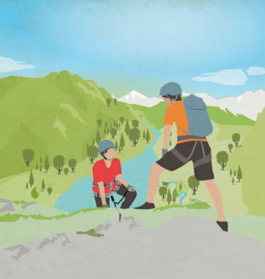 Bergwelten Mein erster Klettersteig