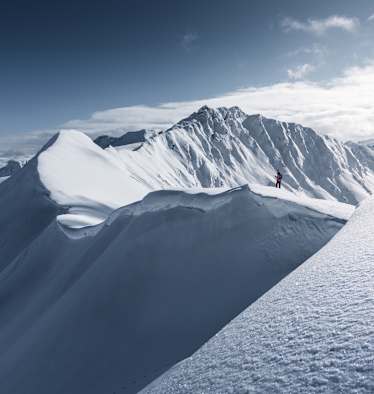 Sonnige Skitour in Hüttschlag (Kreuzeck) nach einem starken Schneesturm