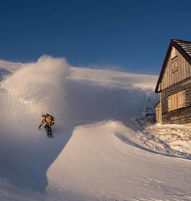 Freeriden am Krippenstein, Oberösterreich