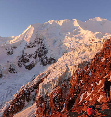Sonnenuntergang im Nide de Condores