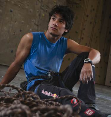 David Lama bei den IFSC Climbing European Championships 2010
