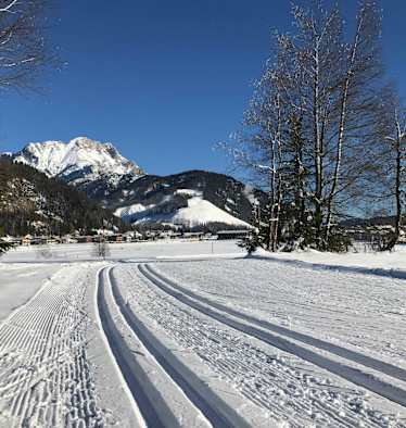 Bestens gespurte Loipen in Hochfilzen