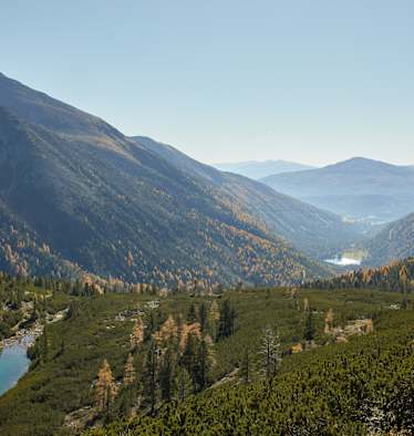 Die Steirische Krakau und ihre von Seen durchzogene Landschaft: Im Bild der Untere Wildenkarsee