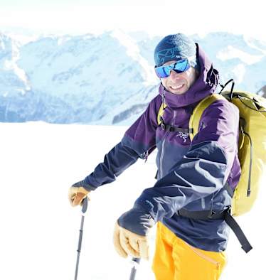 Skitouren sind Paul Mairs große Leidenschaft: Die Suche nach einer guten Linie mit feinem Schnee begeistert ihn immer wieder aufs Neue. 