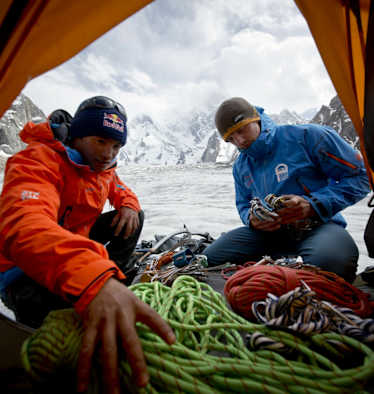 David Lama und Peter Ortner