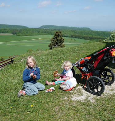 Kinderwagen Wanderungen um Nürnberg