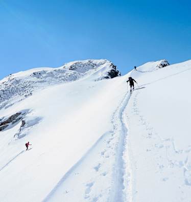 Zum Gipfel des Weißenkogels