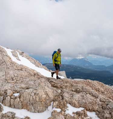 Ernst Merkinger wandert Gletscher zum Wein