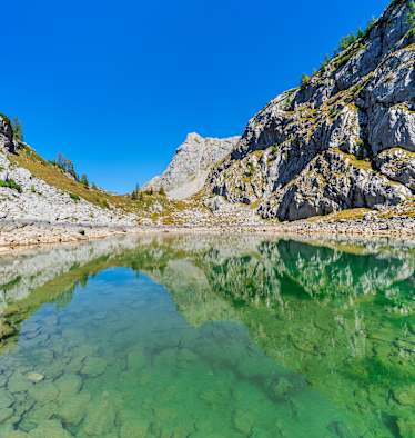 Der Seeleinsee im bayerischen Hagenbirge