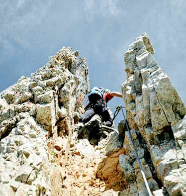 Selbhorn-Klettersteig Rote Rinne