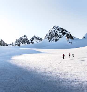 Skihochtour: Abfahrt