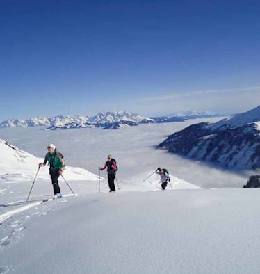 Skitour mit Panorama