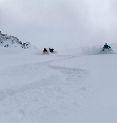 „Pistentour“ aufs Hoadl in der Axamer Lizum in Nordtirol