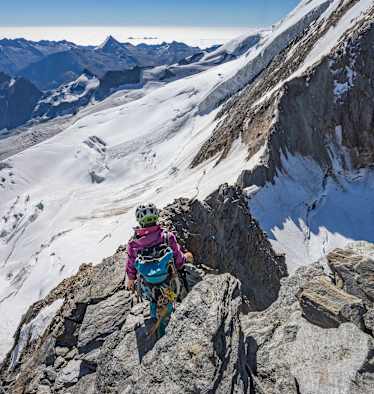 Täschhorn über SO-Grat