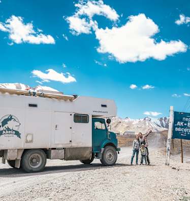 Akela Camping-Lastwagen Zentralasien