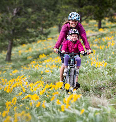 Radfahren mit Kleinkindern