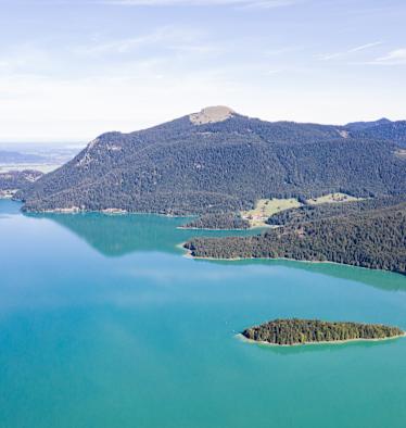 Blick auf den Walchensee