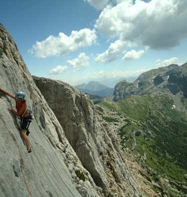 Klettern Karnische Alpen Trogkofel