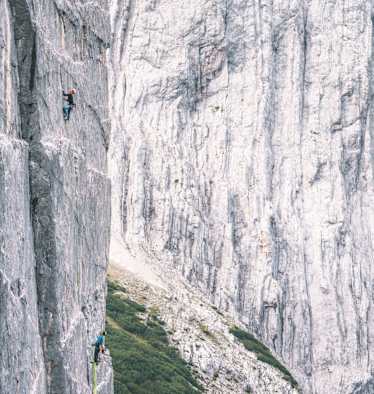 Kletterroute Tschenplatte
