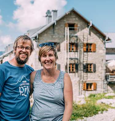 Christoph und Ulli Erd betreiben das Prinz-Luitpold-Haus in Bayern