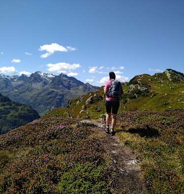Wanderer im Montafon