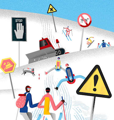 Skipiste Pistentouren