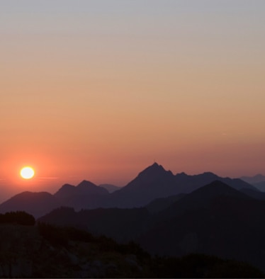Sonnenaufgang vom Wallberg