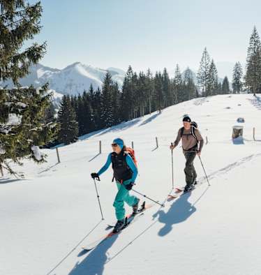 Skitour in der schönen Umgebung des Wendelsteins.
