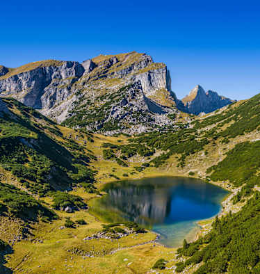 Der Zireiner See mit der Rofanspitze