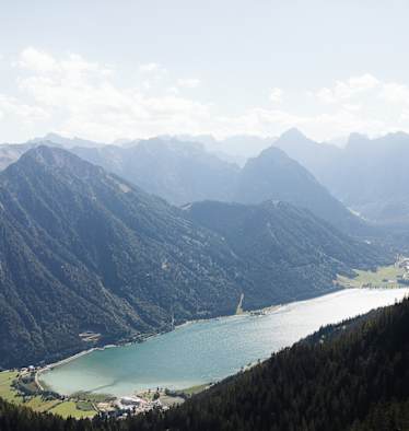 Blick auf den Achensee in Tirol