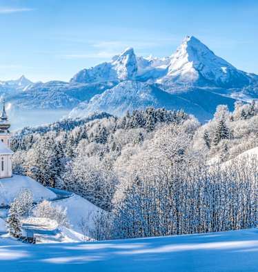Wandern im Winter Bayern