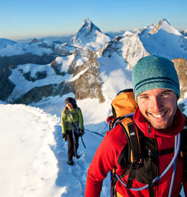 Bergführer Alberto De Giuli auf Tour