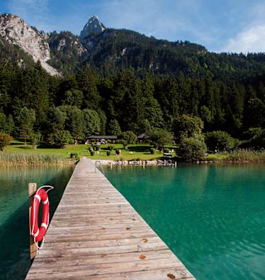 Alpseebad im bayerischen Allgäu