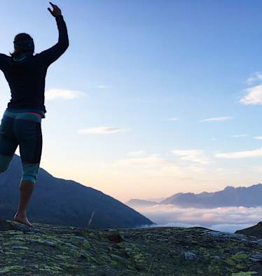Alpenüberquerung: Ana Zirner in der Ortler-Gruppe in Südtirol