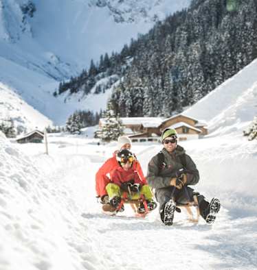 Rodeln am Elferlift