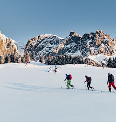 Aufstieg zu den Vierrinnenköpfen