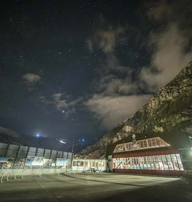 Gerolds Arbeitsplatz in Zermatt