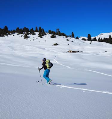 Skitour auf den Piz Buffalora in der Schweiz