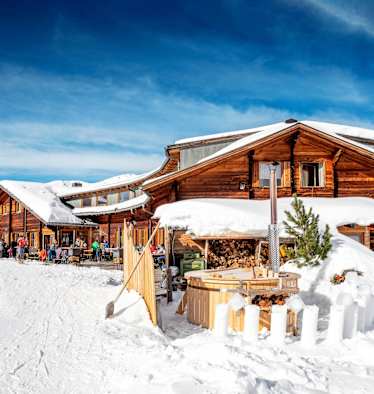 Die Berghütte Maseben bietet Unterschlupf. 